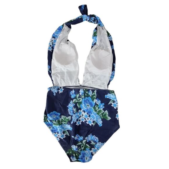 Plunge Deep V Neck One Piece Swimsuit  - Picture 2 of 6